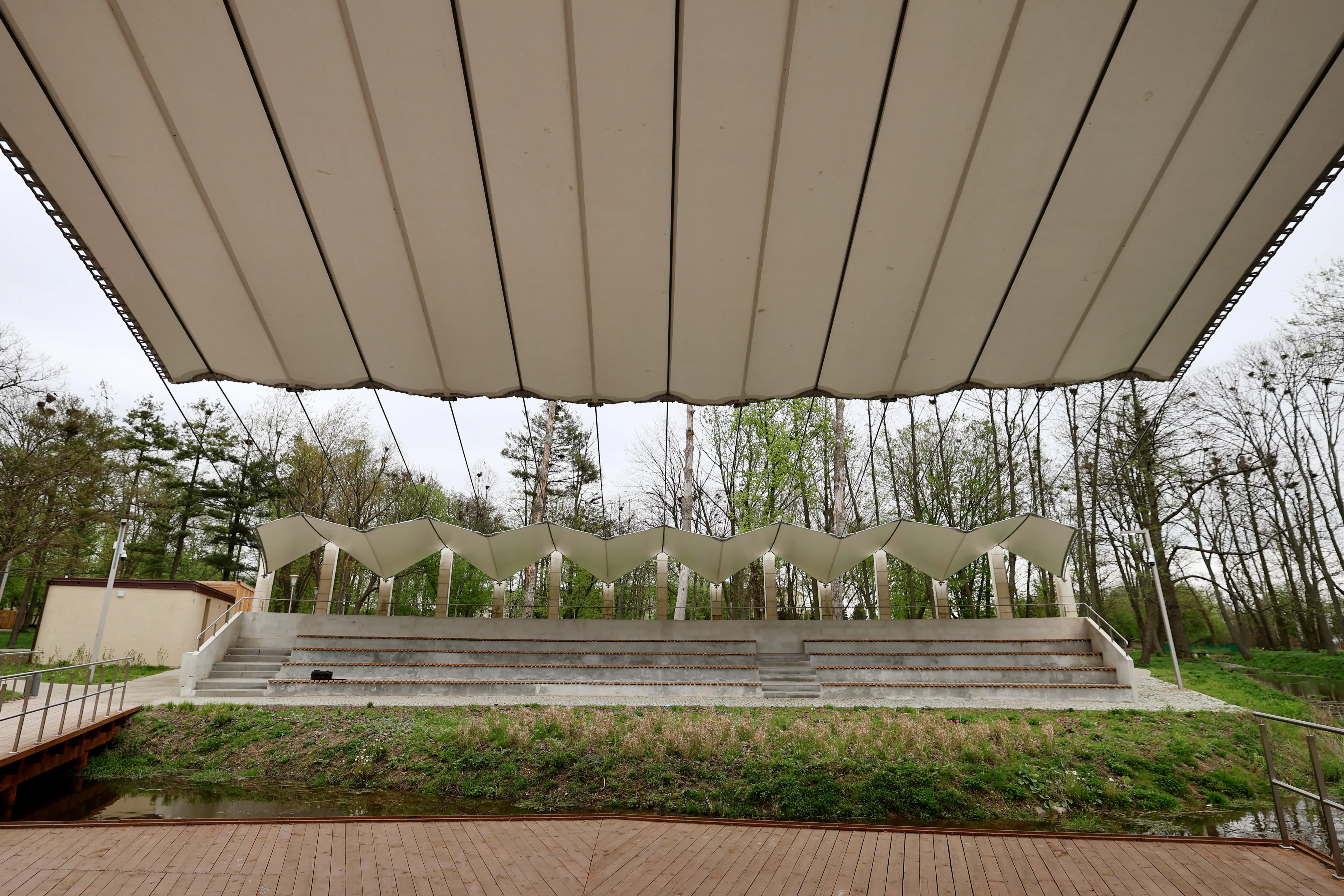 Zadaszenie amfiteatru – Turek — PVC — Turek, Polska