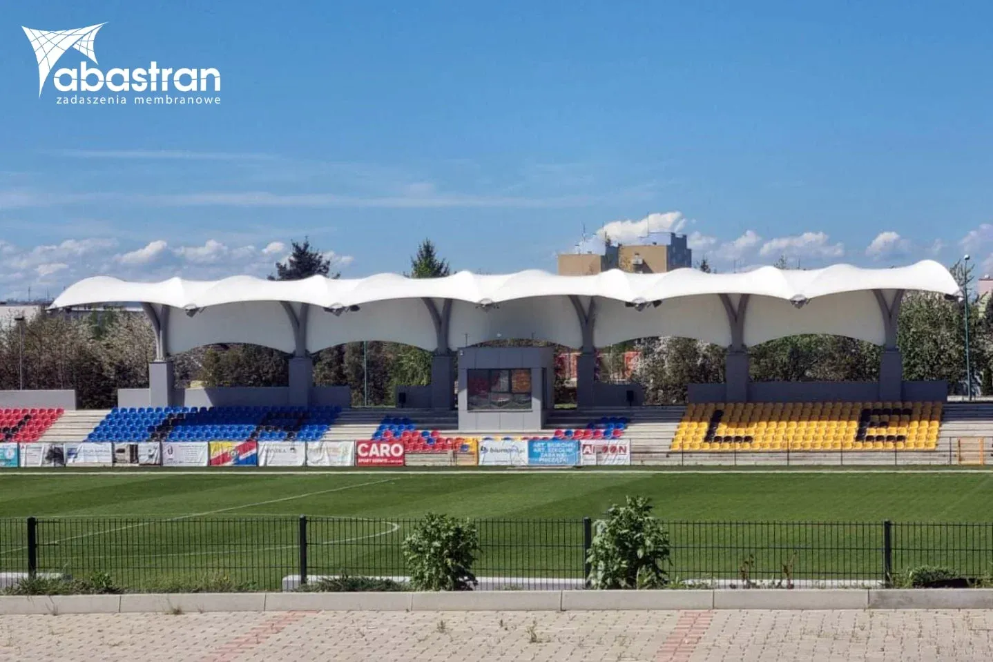 Zadaszenie trybun – Dzierżoniów — PVC — Dzierżoniów, Polska