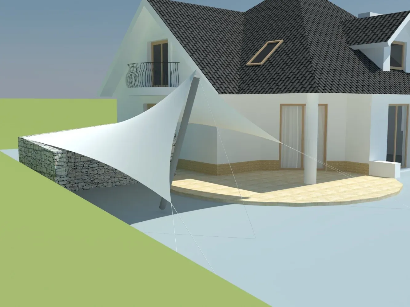 Zadaszenie tarasu w Brennej — PVC — Brenna, Polska