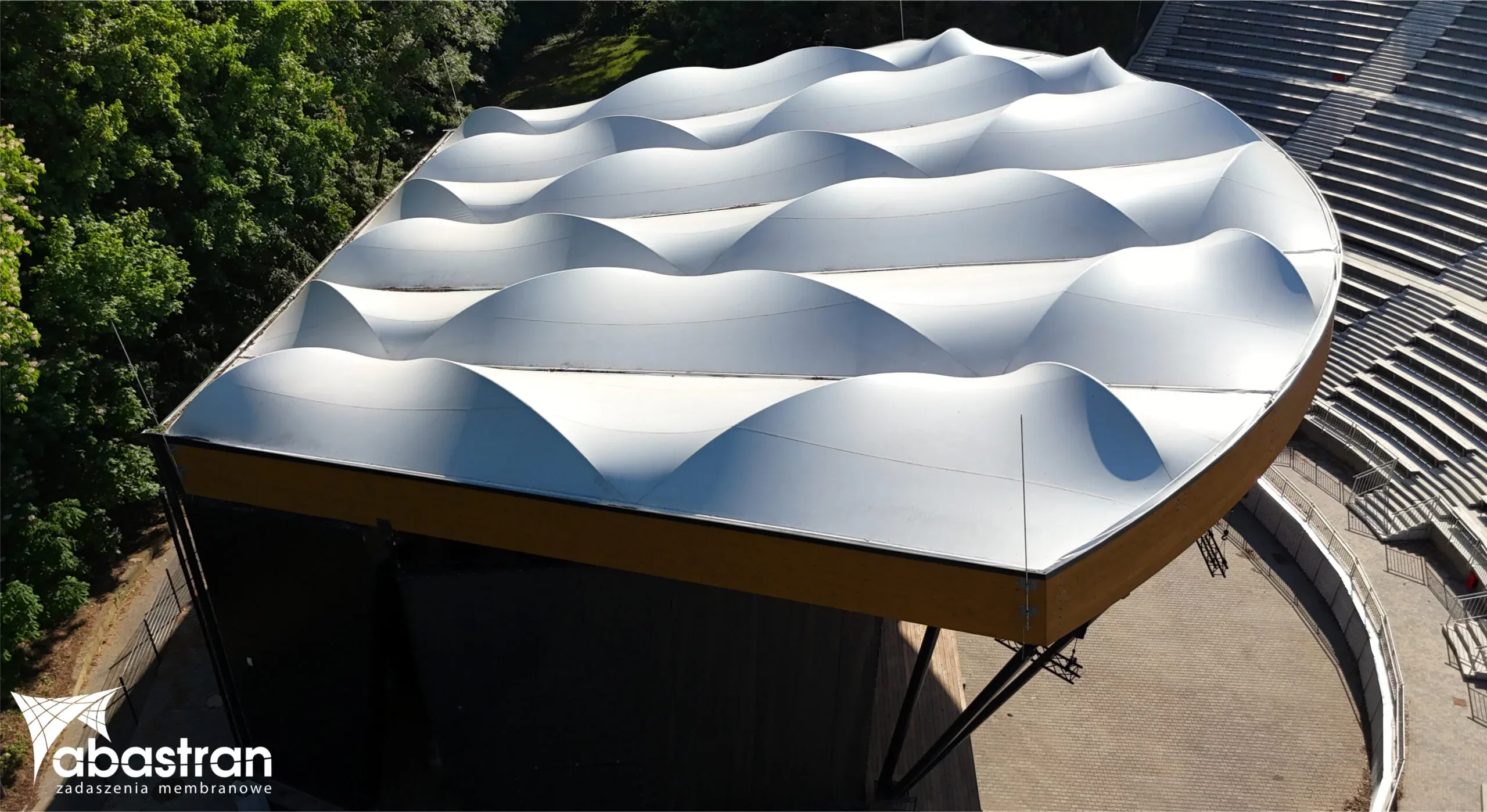 Zadaszenie sceny amfiteatru w Stargardzie — 2