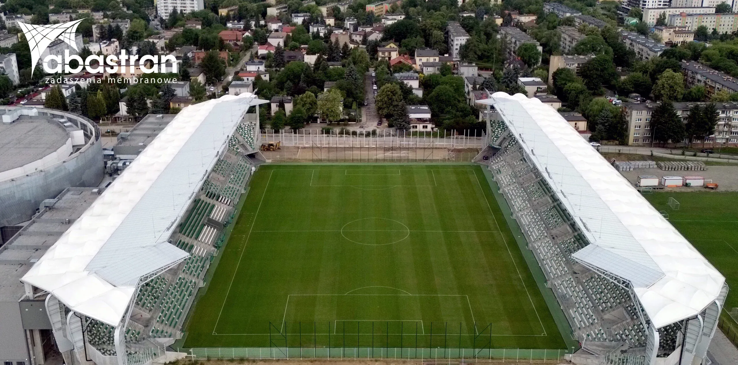 Zadaszenie membranowe stadionu piłkarskiego – Radom — 2