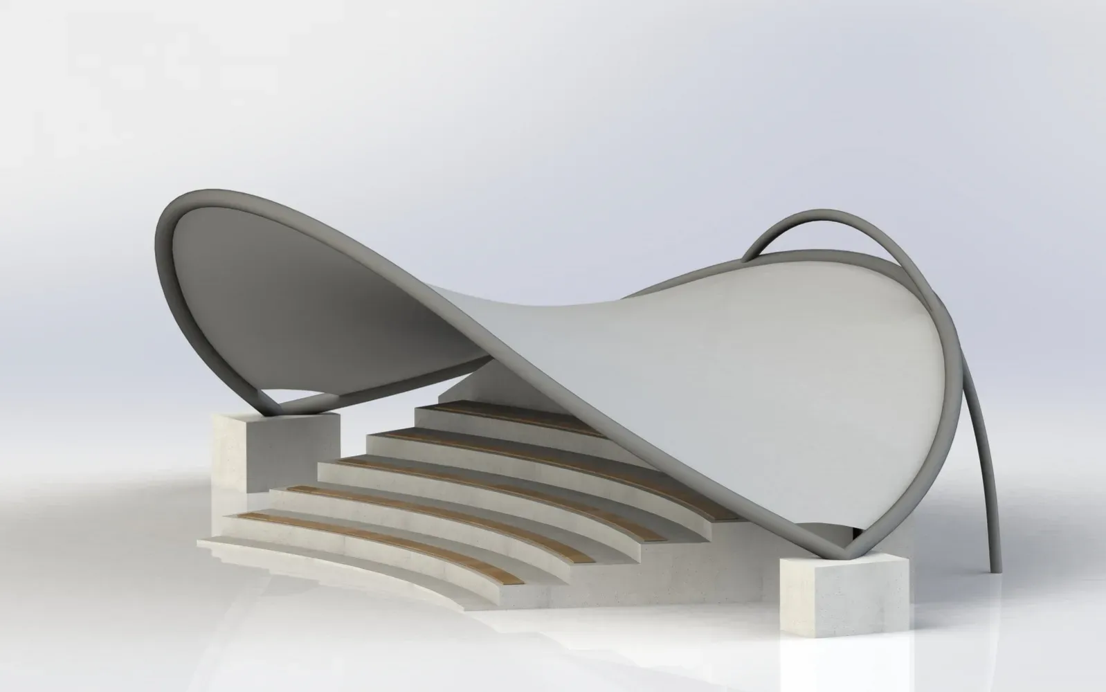 Zadaszenie membranowe Amfiteatru w Tomaszowie Lubelskim — 2