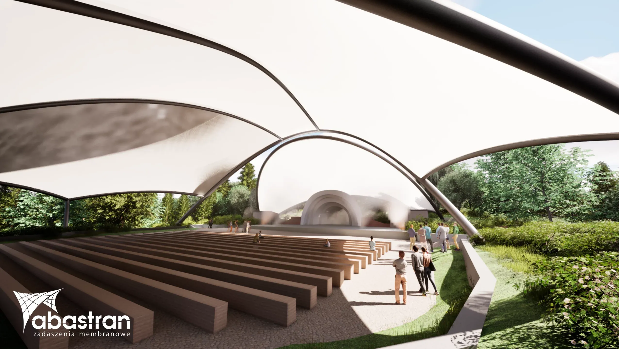 Projekt koncepcyjny zadaszeń amfiteatru i widowni w Połczynie-Zdroju — 4